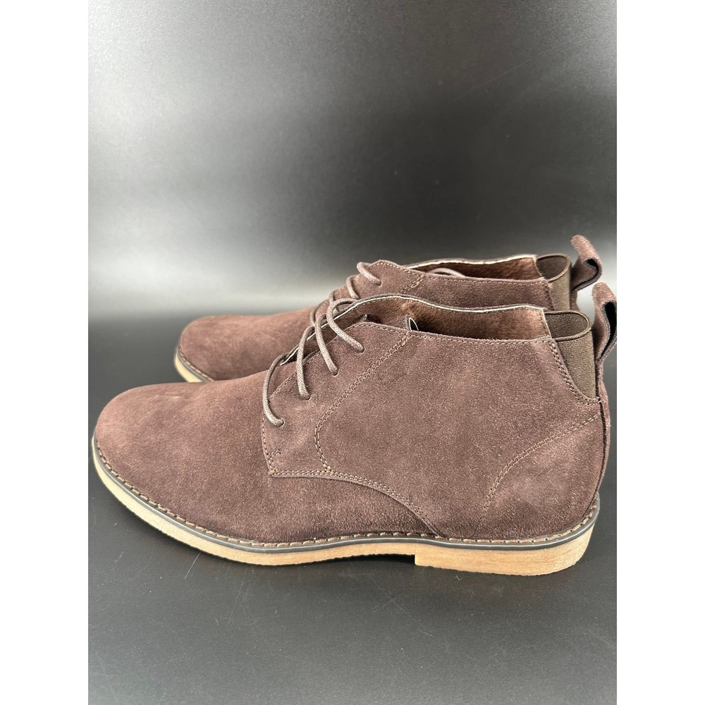 Bruno Marc‎ Mens Classic Dress Casual Chukka Boots 2.0 Dark Brown Suede Size 9